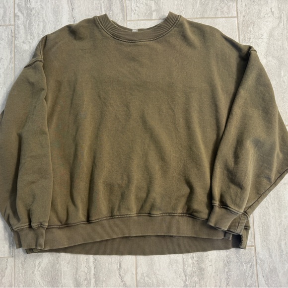 FP Movement by Free People Olive Sweatshirt - Picture 1 of 4